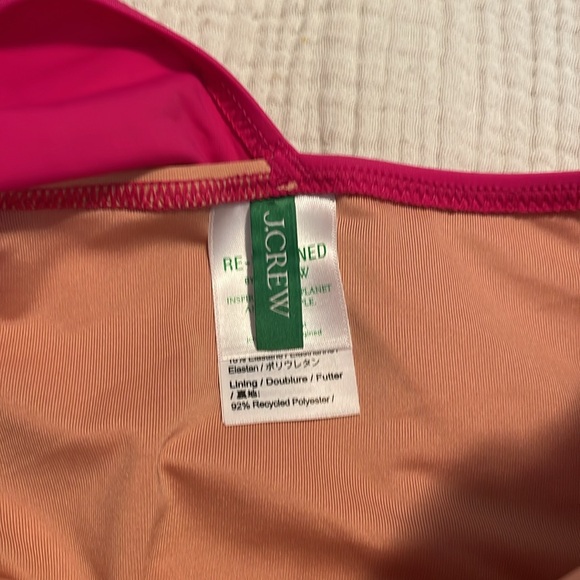 J crew long torso one shoulder ruched one piece - Picture 6 of 7